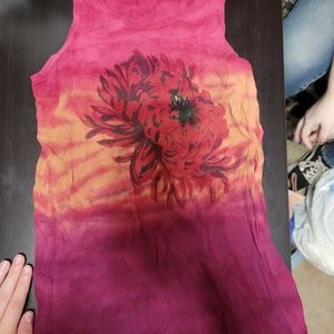 XL pink tank top